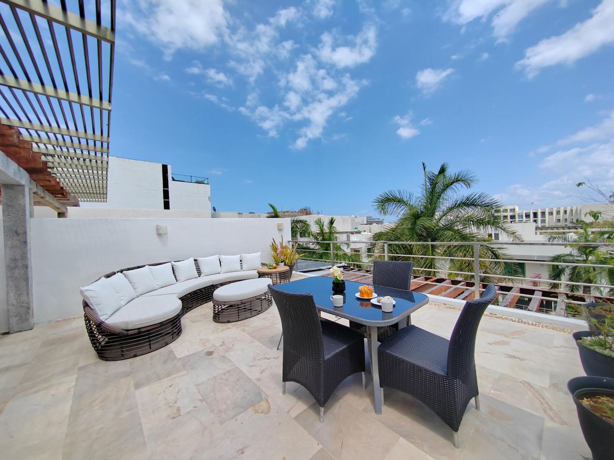 Luxurious & Central Condo In Playa Steps From The Beach Πλάγια Ντελ Κάρμεν Εξωτερικό φωτογραφία